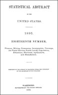 Statistical Abstract of the United States: 1895