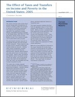 The Effect of Taxes and Transfers on Income and Poverty in the United States: 2005