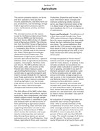 Section 17. Agriculture