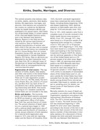 Section 2. Births, Deaths, Marriages, and Divorces