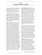 Section 28. Foreign Commerce and Aid