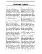 Section 6. Geography and Environment