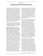 Section 11. Social Insurance and Human Services