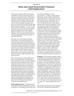 Section 8. State and Local Government Finances and Employment