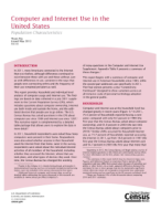 Computer and Internet Use in the United States