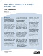 The Research SUPPLEMENTAL POVERTY MEASURE: 2012