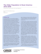 The Older Population in Rural America: 2012-2016
