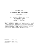 Report on Statistical Synthetic Estimation for Small Areas