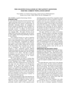 The Cognitive Evaluation of the Nativity Questions for the Cur