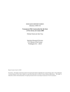 Transparent File Construction for the State of New Jersey in Census 2000