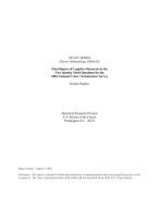 Final Report of Cognitive Research on the New Identity Theft Questions for Questions Report for the 2004 National Crime Victimization Survey