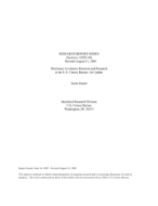 Disclosure Avoidance Practices and Research at the U.S. Census Bureau: An Update