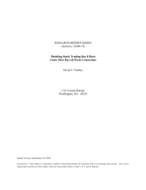 Modeling Stock Trading Day Effects Under Flow Day-of-Week Constraints