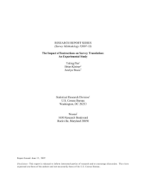Instructions and Adaptation in Survey Translation: An Experimental Study