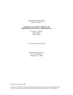 Comparison of X-12-ARIMA Trading Day and Holiday Regressors With Country Specific Regressors