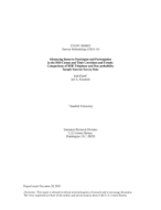 RESEARCH REPORT SERIES OR STUDY SERIES
