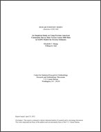 An Empirical Study on Using Previous American Community Survey Data Versus Census 2000 Data in SAIPE Models for Poverty Estimates