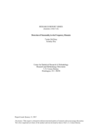 Detection of Seasonality in the Frequency Domain