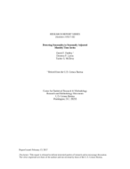 Detecting Seasonality in Seasonally Adjusted Monthly Time Series