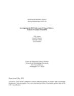 Investigating the 2010 Undercount of Young Children – Analysis of Complex Households