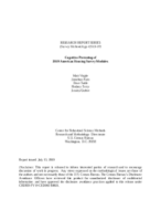 Cognitive Pretesting of 2019 American Housing Survey Modules