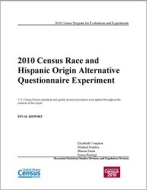 2010 Census Race and Hispanic Origin Alternative Questionnaire Experiment