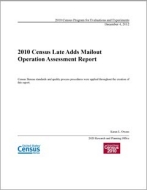 2010 Census Late Adds Mailout Operation Assessment Report