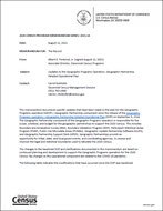 2020 Census Program Memorandum Series: 2021.14
