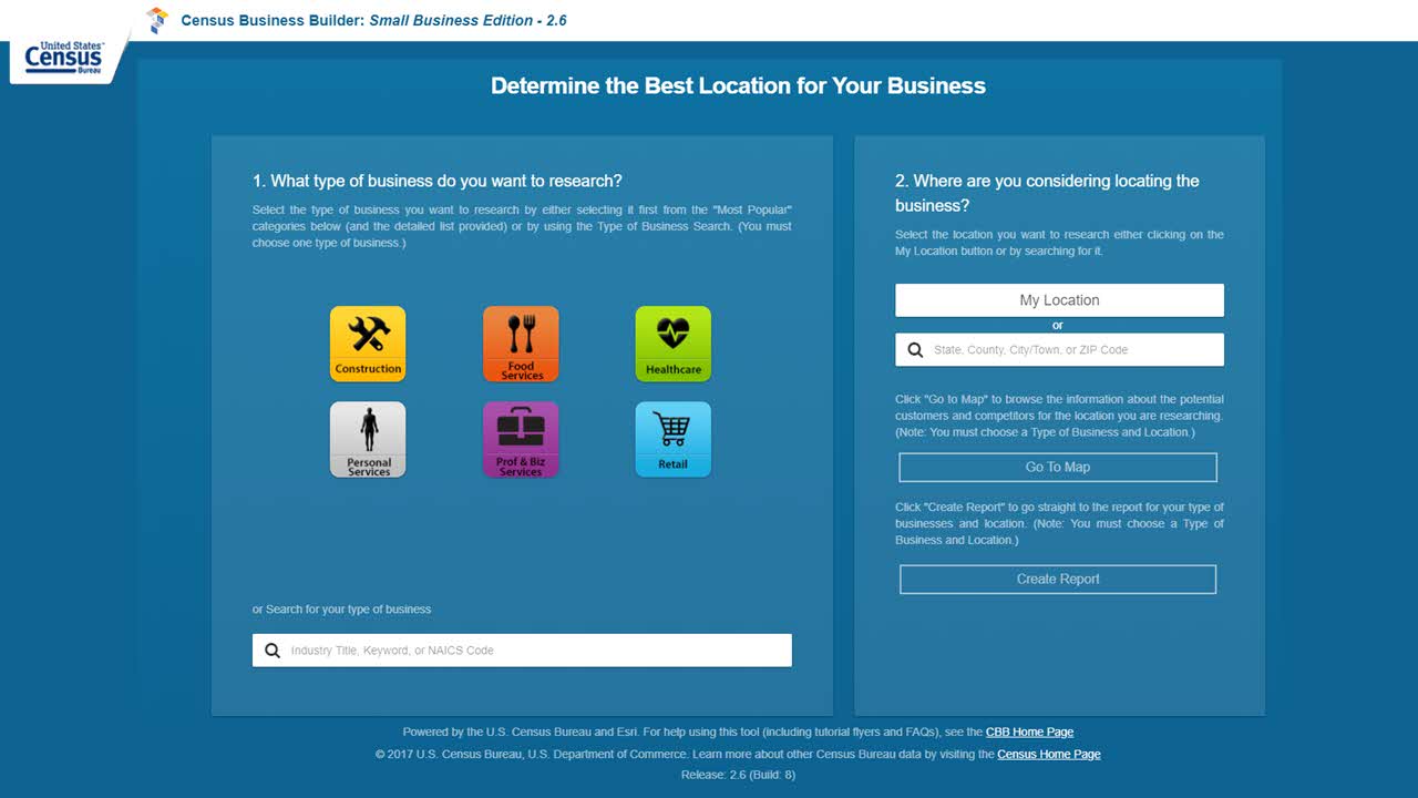 Census Business Builder (Small Business Edition)