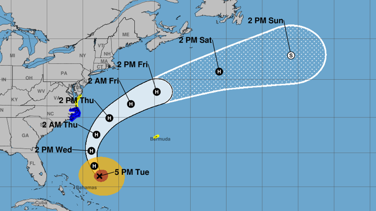 Hurricane Erin (as of 8/19/25)