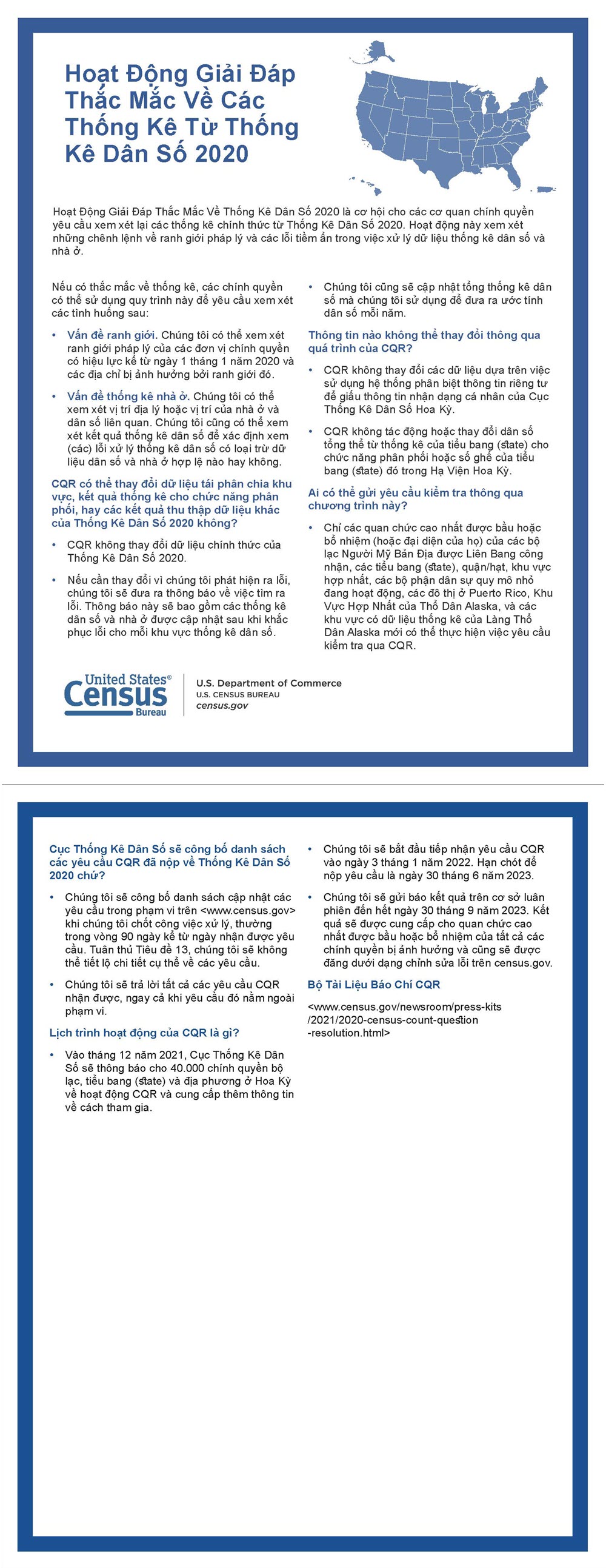 Hoạt Động Giải Đáp Thắc Mắc Về Các Thống Kê Từ Thống Kê Dân Số 2020