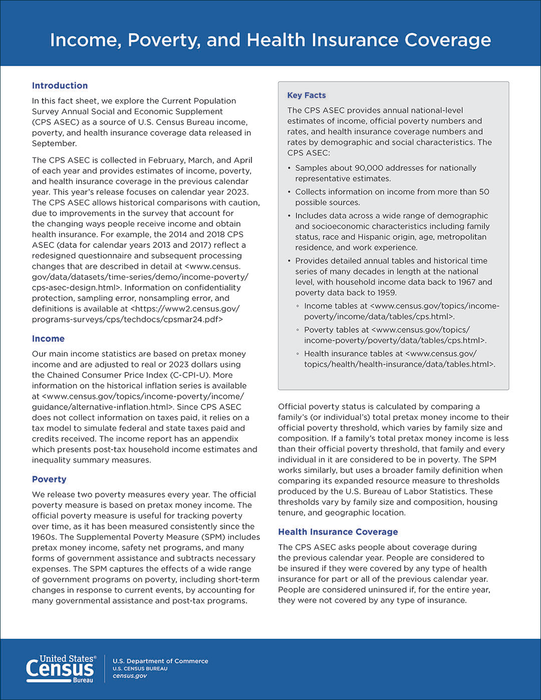 Income, Poverty, and Health Insurance Coverage