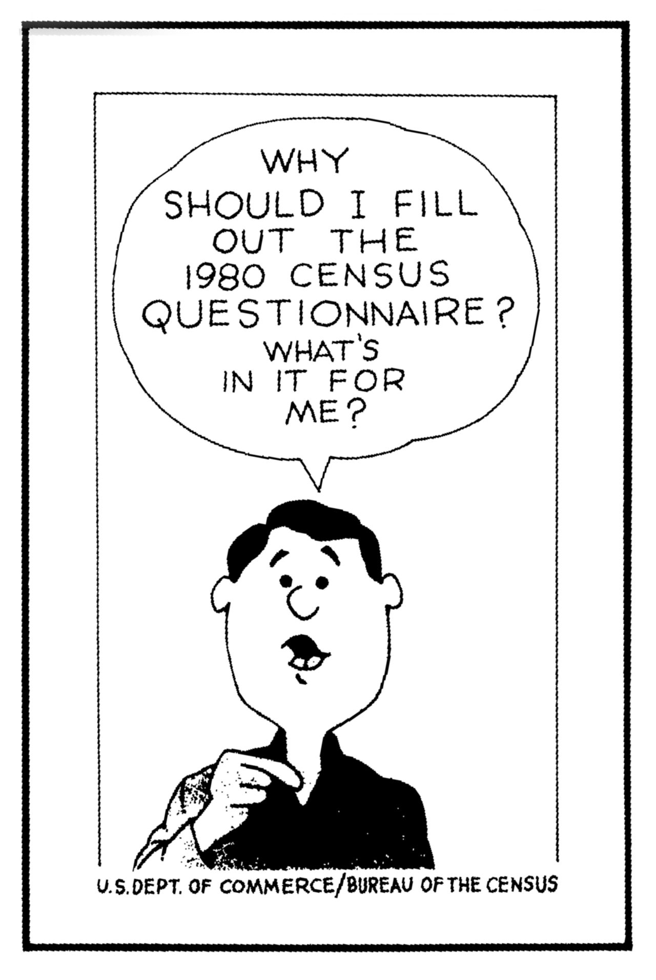 1980 Census Promotional Cartoon
