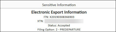 Finding your ITN in AESDirect