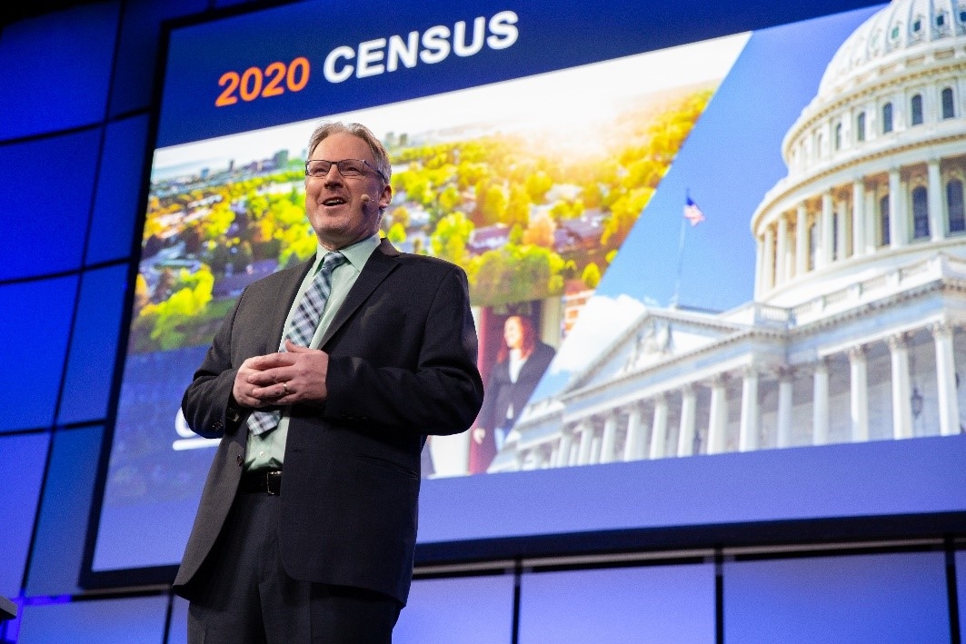 Deputy Director Ron Jarmin at the Esri Federal GIS Conference on January 30, 2019.