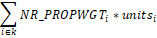 NR_PROPWGT