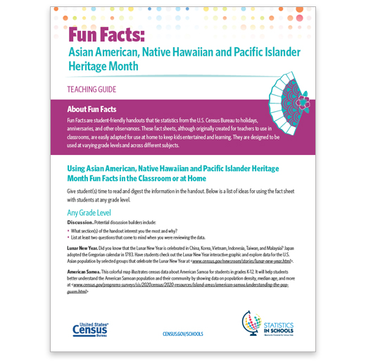 Asian American, Native Hawaiian and Pacific Islander Heritage Month Teaching Guide